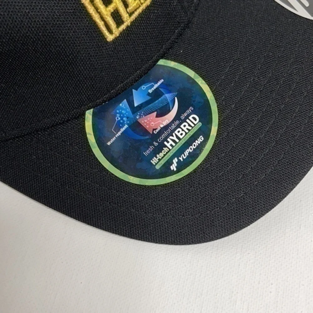 FLEXFIT HIPHOP21 BLACK/GOLD VELCRO CAP❗️
